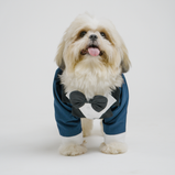 Navy Blue Dog Tuxedo Suit with Bow Tie | Floof & Co