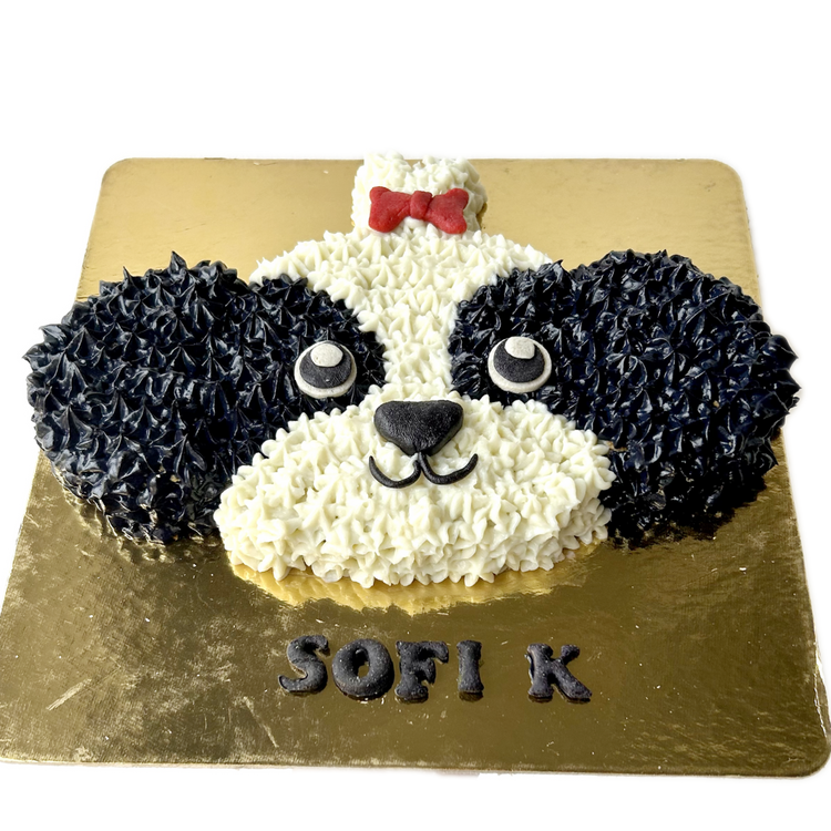 Face Shape Cake for Dogs & Puppies - Birthday/Celebration