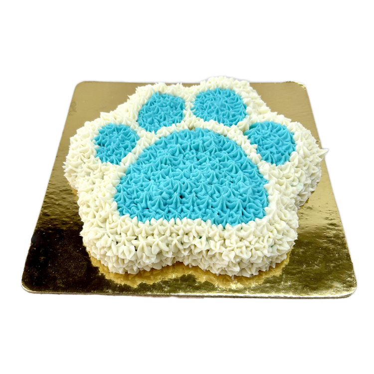 Paw Shape Cake for Dogs & Puppies - Birthday/Celebration