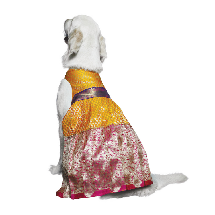 Yellow Silk Lehenga