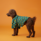 Leopard Print Dog Shirt – Green Safari Style Pet Shirt | Floof & Co