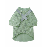 Mirror Sequin Dog Kurta – Mint Green Ethnic Wear for Dogs | Floof & Co