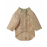 Mirror Sequin Dog Kurta – Peach Traditional Wear for Dogs | Floof & Co