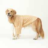 Mirror Sequin Dog Kurta – Peach Traditional Wear for Dogs | Floof & Co