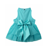 Sky Blue Organza Dog Dress for Female Dogs | Elegant Party & Summer Outfit – Floof & Co