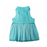 Sky Blue Organza Dog Dress for Female Dogs | Elegant Party & Summer Outfit – Floof & Co