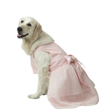 Baby Pink Organza Dog Dress for Female Dogs | Designer Birthday & Wedding Outfit – Floof & Co