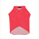 Polka Dots Dog Shirt – Red Cotton Shirt for Dogs | Floof & Co