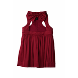 Cherry Red Satin Dog Dress for Female Dogs | Luxury Designer Party Outfit – Floof & Co