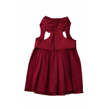 Cherry Red Satin Dog Dress for Female Dogs | Luxury Designer Party Outfit – Floof & Co