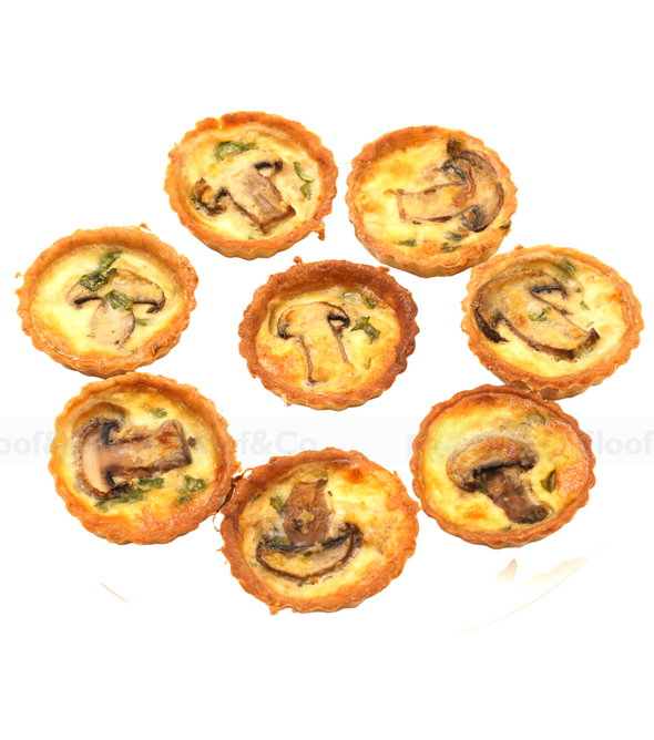 Spinach & Mushroom Tart (Veg)