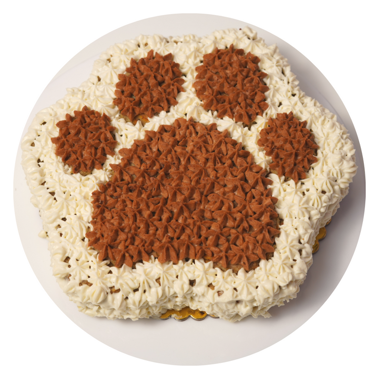 Paw Shape Cake for Dogs & Puppies - Birthday/Celebration
