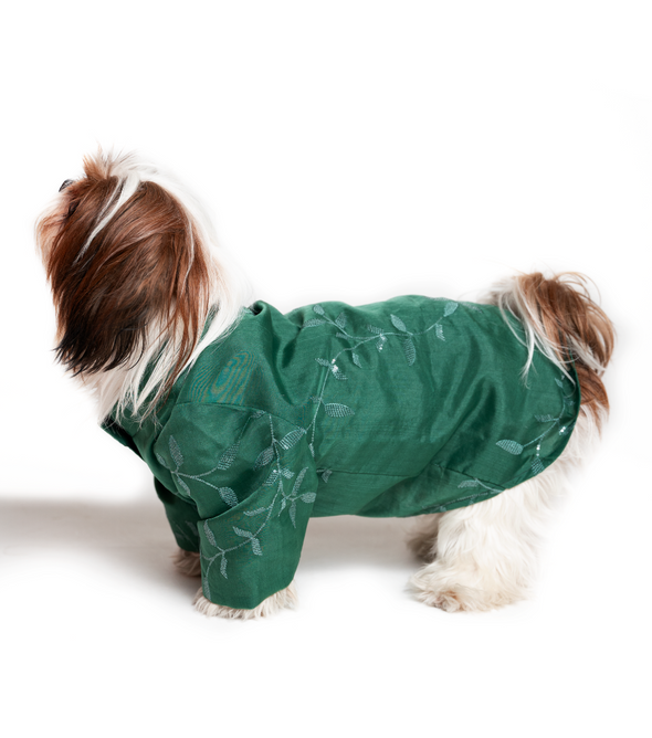 Dark Green Sequence Kurta