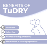 TuDRY - Natural Dry Bath Shampoo for Dogs and Cats (150 ml)