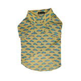 Yellow Cotton Shirt - Car Print