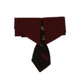 Black & Red Ikat Tie Collar