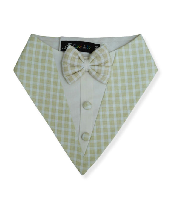 Pastel Green Tux Bandana