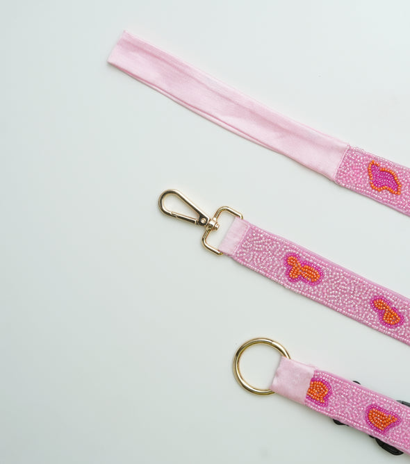 Cotton Candy Cloud  Leash & Collar- Floofandco Luxury Premium Dog Leash and Collar for Small Medium and Large Dogs