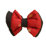 Black & Red Bow with Band